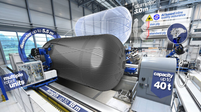 Bild_Prt_Webvorschau Konzept zur Fertigung von Wasserstoff-Tanks in der GroFi-Anlage am ZLP-Standort Stade