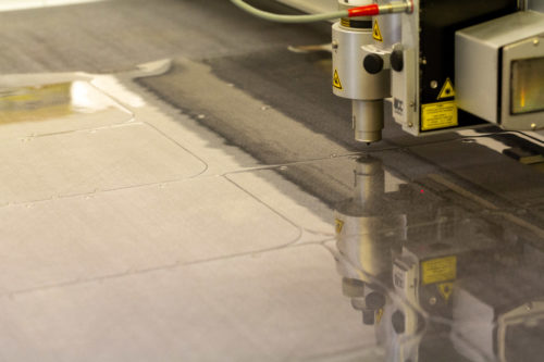 Der Cutter bei der Arbeit