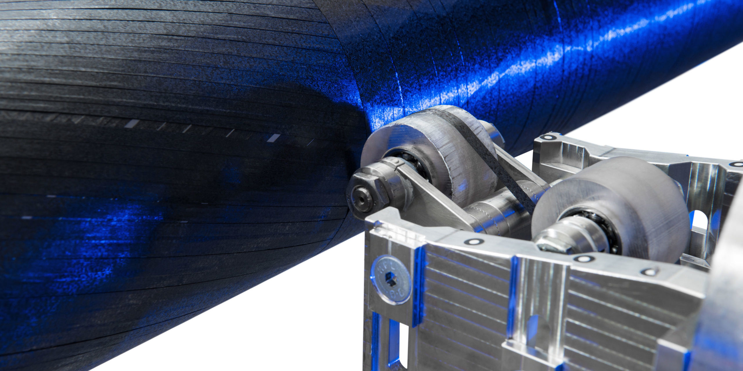 Materialablage auf Rundkörper