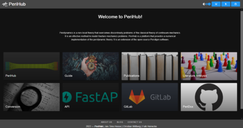 PeriHub Landing Page