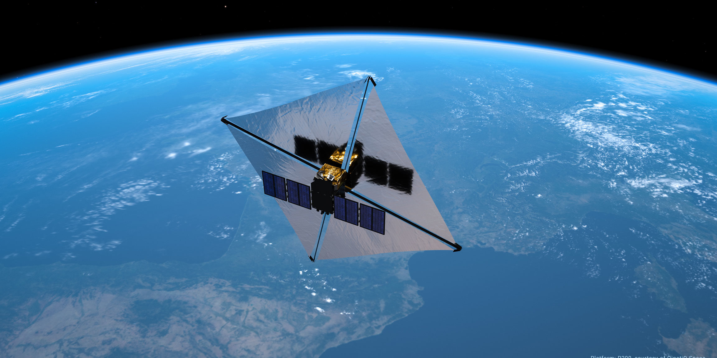 Erfolgreicher Entfaltungstest der Masten unter terrestrischen Bedingungen (© HPS GmbH)
