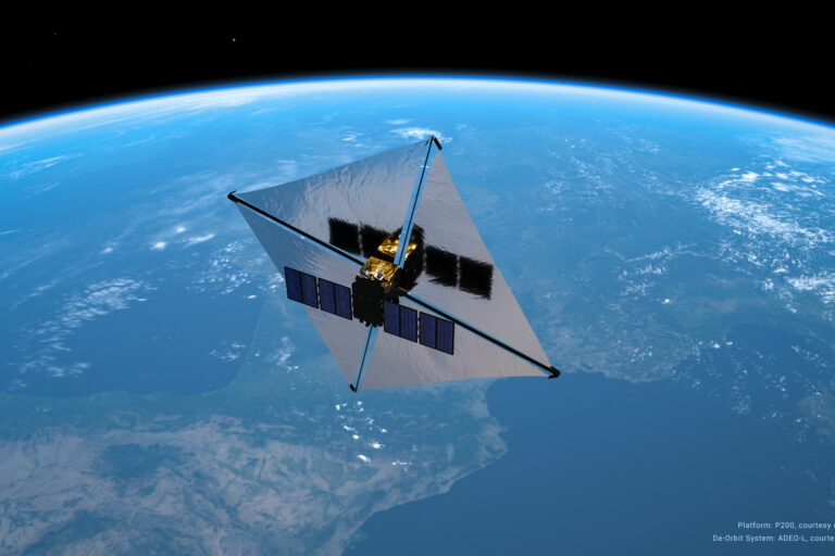 Erfolgreicher Entfaltungstest der Masten unter terrestrischen Bedingungen (© HPS GmbH)