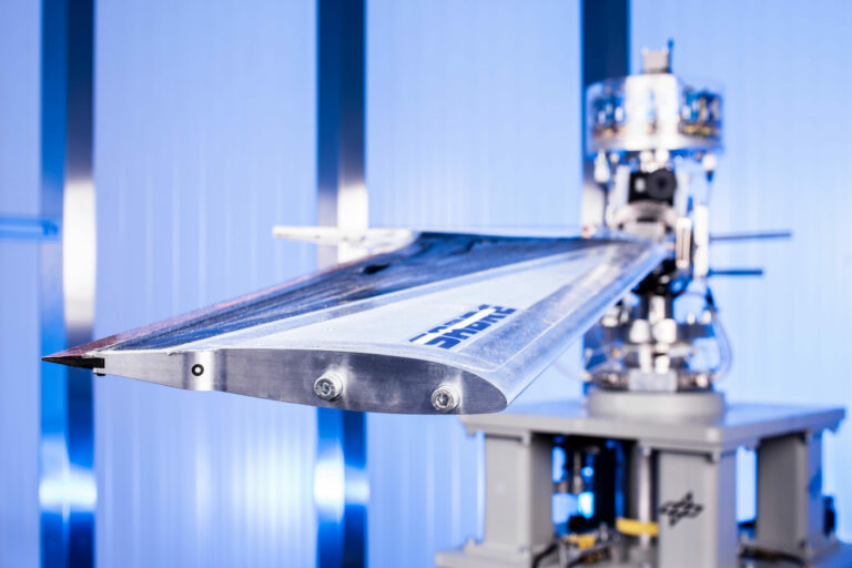 Testaufbau im Rotorturm