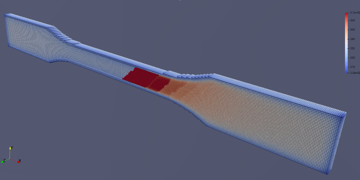 3D-Druck einer Dogbone-Probe