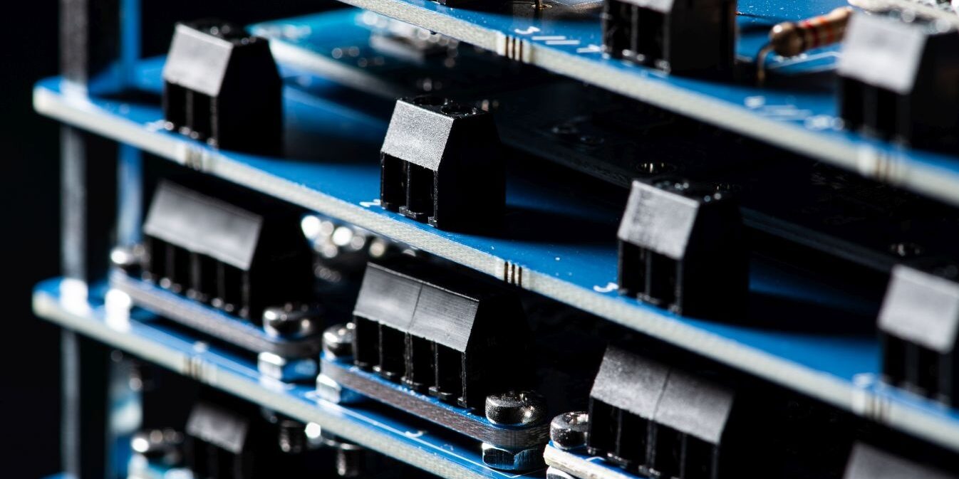 DigiDAQ_16 Nahaufnahme des Modulturms